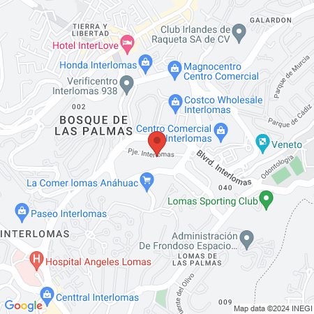 nelsonvargas familyfitness Interlomas map