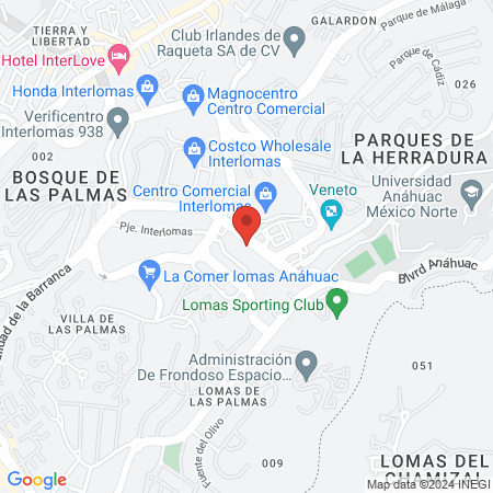 INTERLOMAS DENTAL GROUP by DR. JOSÉ MIGUEL ELIZALDE E. map
