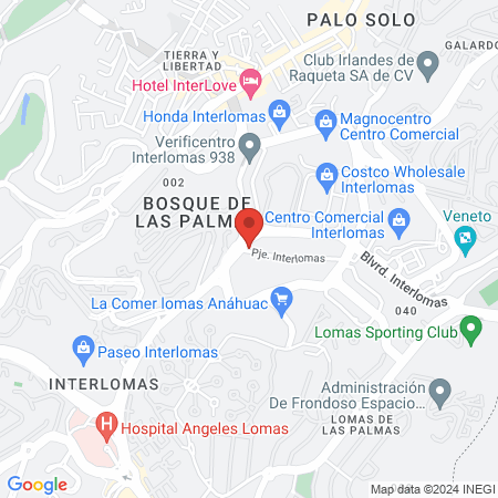 Clínica Dentointegral Interlomas - Dr. Germán González Benassini map