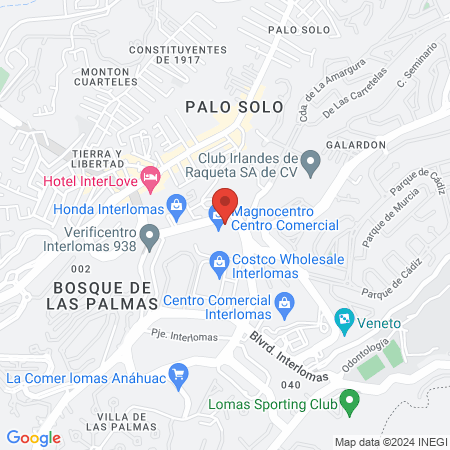 dentalia Magnocentro Interlomas map