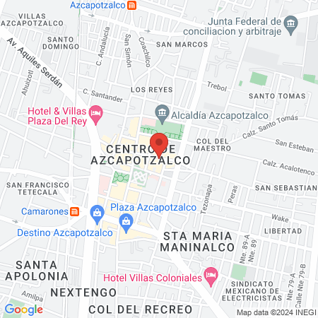 Serenity Beauty Spa Azcapotzalco map