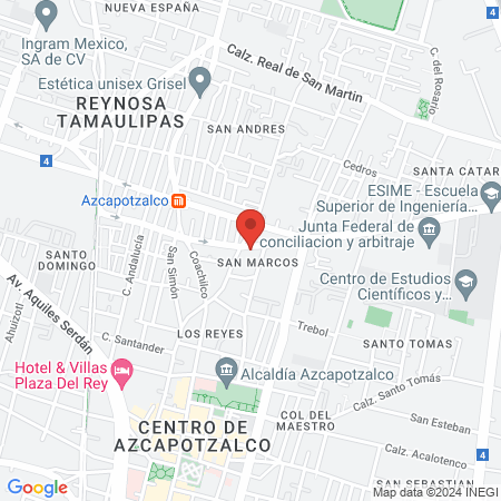 Barberia Hope San Marcos map