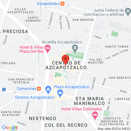 Dra. Ana Rosa Calderón Ramírez map