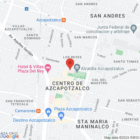Hospital Pediátrico Azcapotzalco map