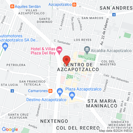Hospital Veterinario Hospetall Azcapotzalco map