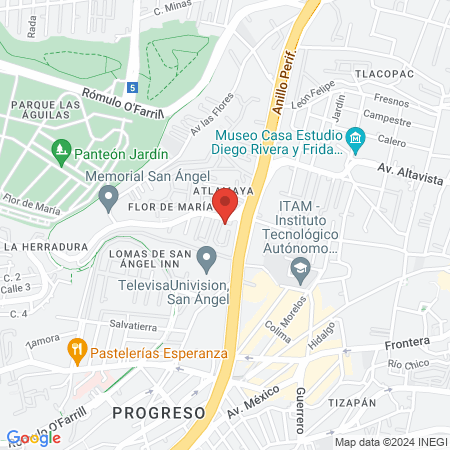 San angel Nails & Estetica Unisex map