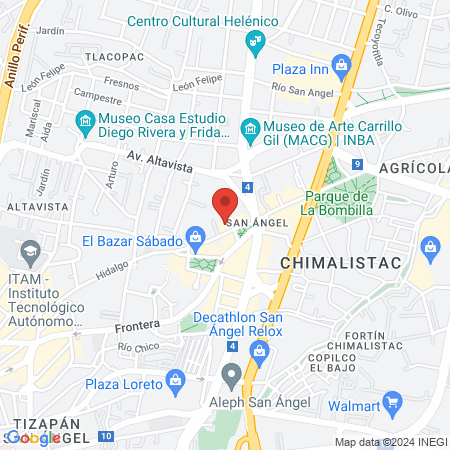 Maricu manicure y pedicure map