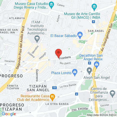 The Man Temple Studio Barber map