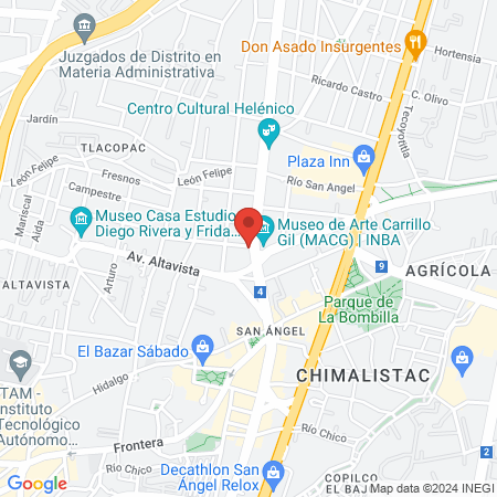 Go Fitness Altavista map