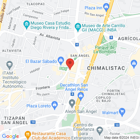 Veterinaria San Ángel map