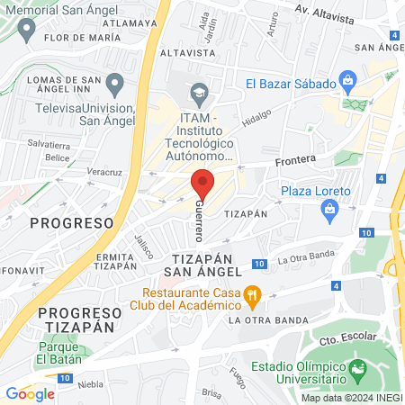 Clink Odontología Especializada map