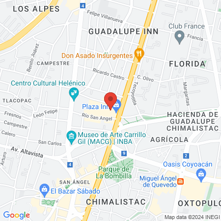 CLINICA DENTAL ESPECIALIZADA SMILE DESIGN PLAZA INN map