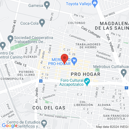 Alexander's Diseñadores en Imagen Azcapotzalco map