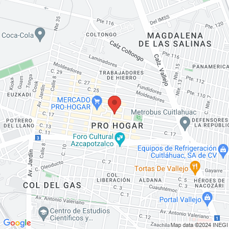 Estética Lupita map