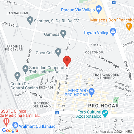 MASAJISTAS INVIDENTES map