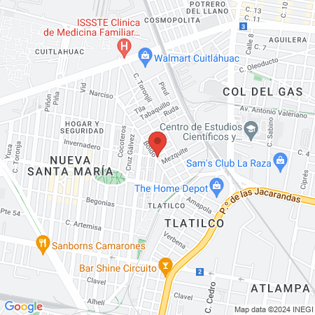 Tratamientos Colombianos map