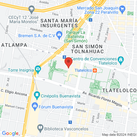 Centro de Seguridad Social Félix Azuela map