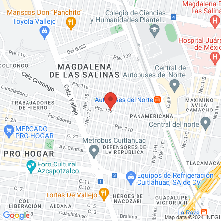 Clínica de alta estética dental map