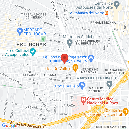 beauty salon and hair map