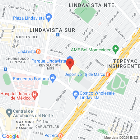 SPORT CITY LINDAVISTA map