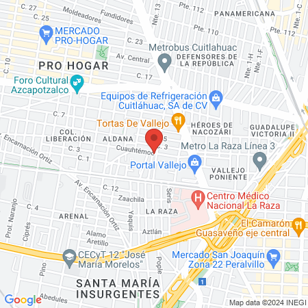 Dra. Claudia Garcia Maxinez, Ginecólogo map