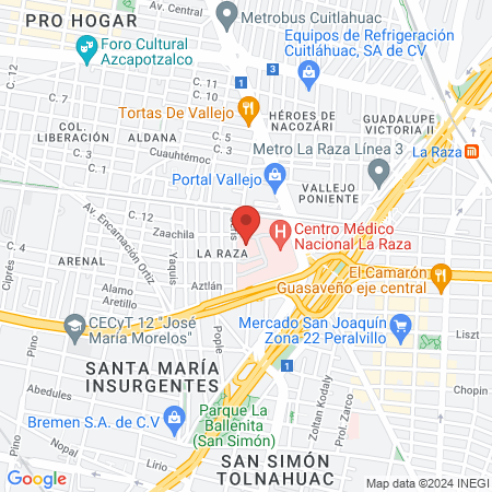 Hospital De Especialidad Antonio Fraga map