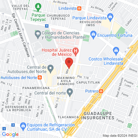 CLINICA DE ESPECIALIDADES ODONTOLOGICAS map