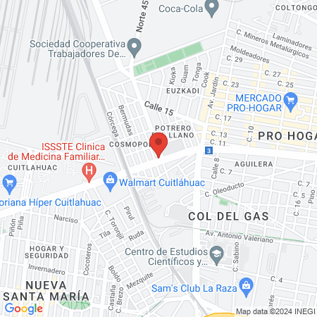 Dental Farmacias Similares Cuitlahuac map