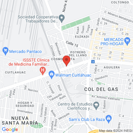 Consultorio podologico Cuitláhuac map
