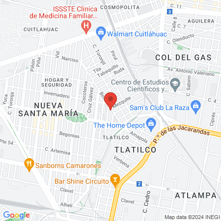 Díaz de los Ramos Martínez Guadalupe map