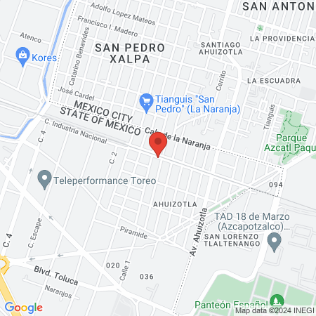 Peluquería unisex garcia map