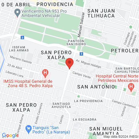 FRANCOS HAIR DESING map