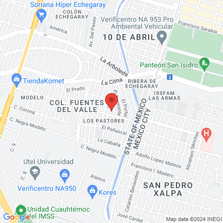 Colibrí Spa By Esmeralda Petersen map