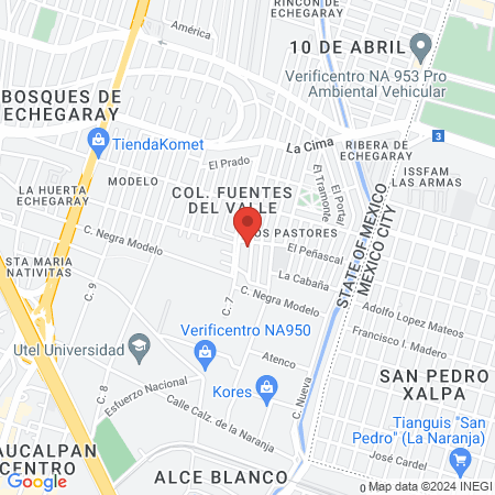 Baño Sauna S.A. de C.V. map