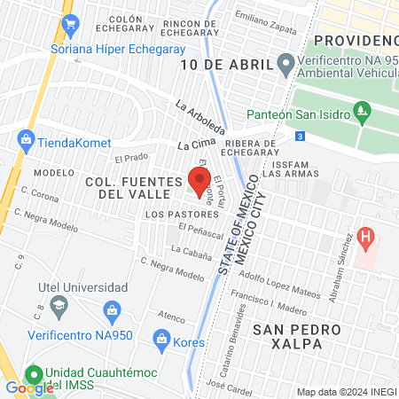 Estética Y Barbería B&V map