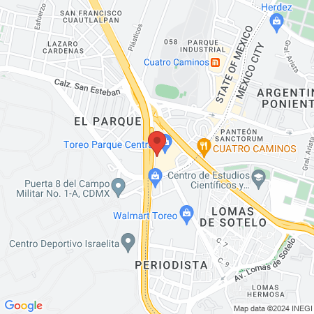 Sport City Toreo map