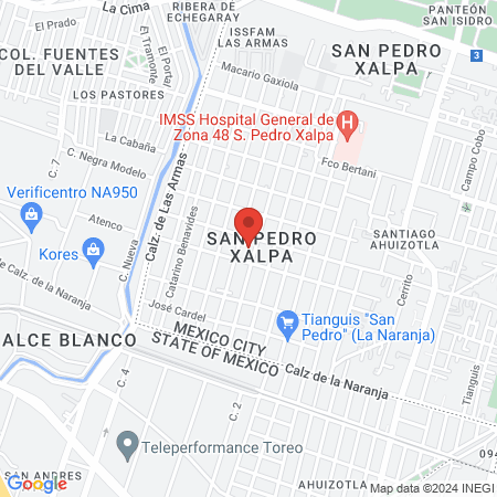 American Health&Fitness México map