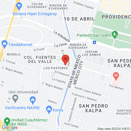 Dra. Paulina Tejera Baños, Pediatra map