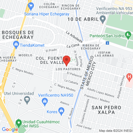 Pemex Petroleos Mexicanos Consultorio Pastore map