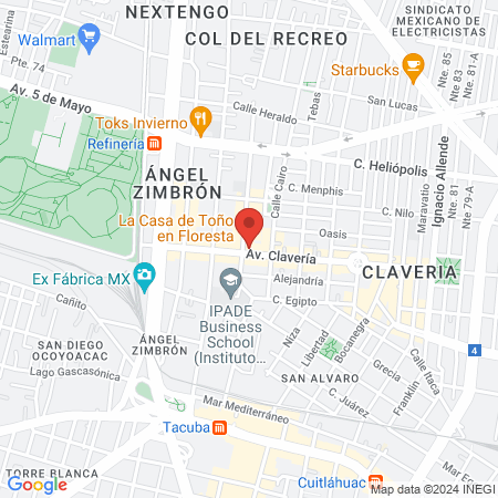 NC Nail Coffee Claveria map