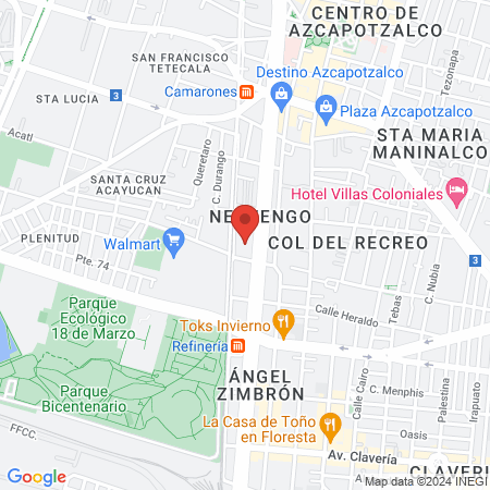 HEMIDENTAL CARE PABELLON AZCAPOTZALCO map