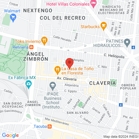 Dra. Blanca Del Rio Navarro, Alergóloga map