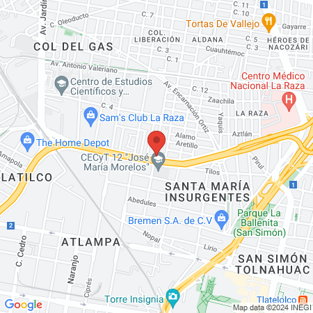 Dr. Alejandro Alonso Nájera map