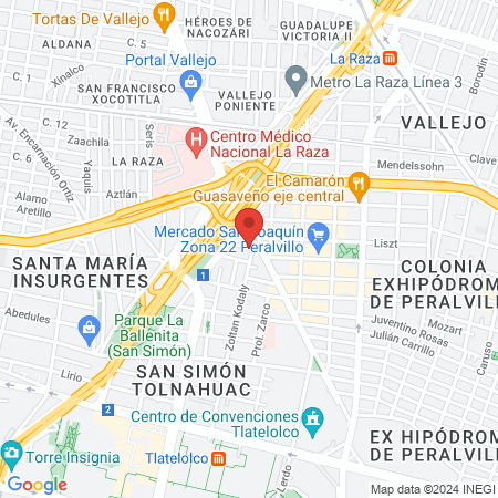 VETERINARIA El Arca map