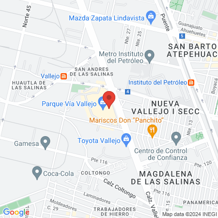 Sibarita Salón & Day Spa - Parque Vía Vallejo map