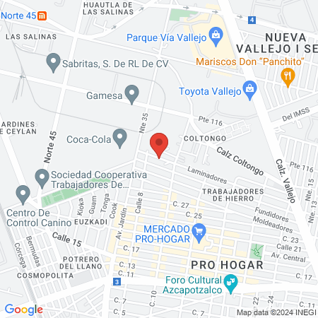 Peluqueria los mas barbaros map