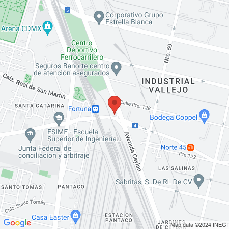 Empire Fitness Suburbano Fortuna - Industrial Vallejo map