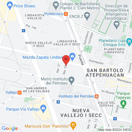 ESPECIALIDADES MORA S.C map