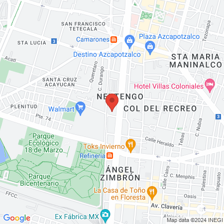 Centro de Atención al Pie map