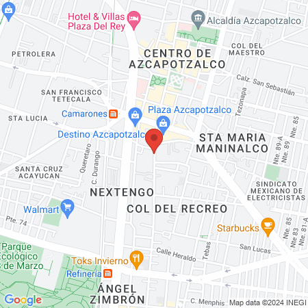 Centro de Atención a sus Pies map